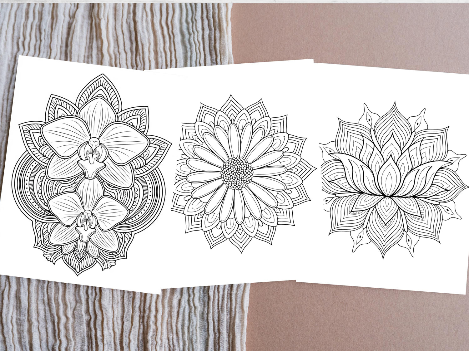Mandala Coloring Pages – Relaxing & Mindful Printable Designs