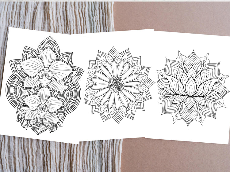 Mandala Coloring Pages – Relaxing & Mindful Printable Designs