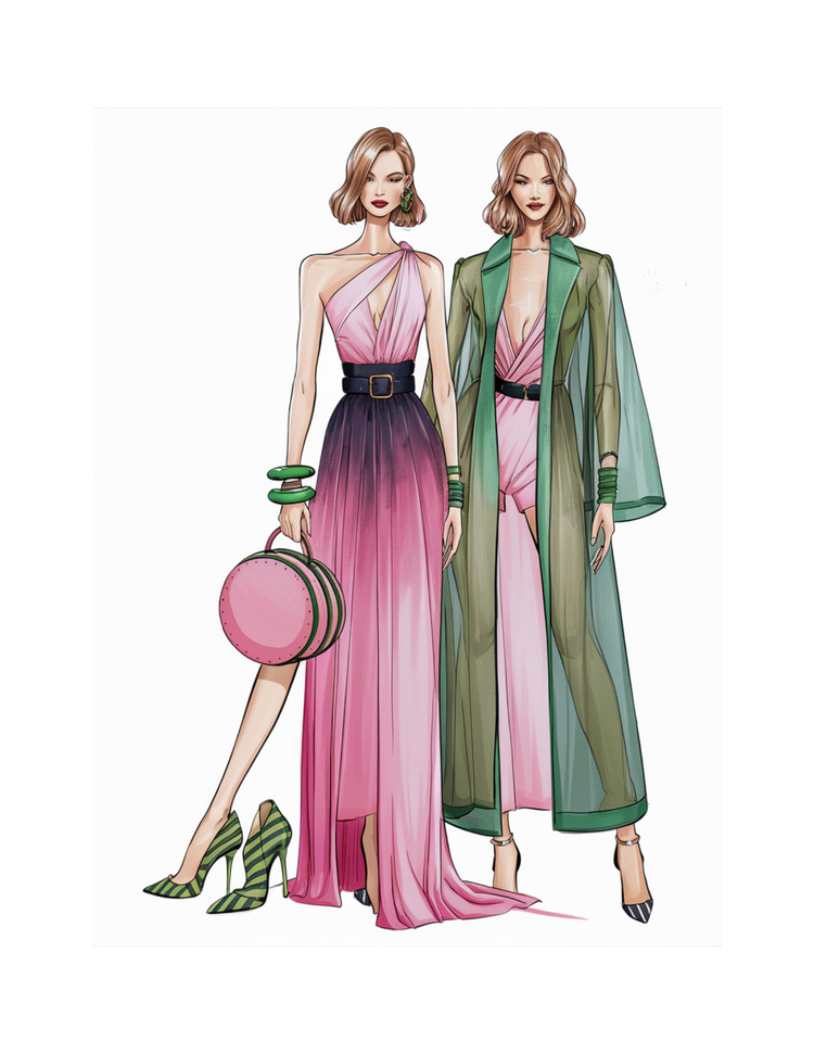 Fashion Coloring Pages – Stylish & Trendy Designs for Adults