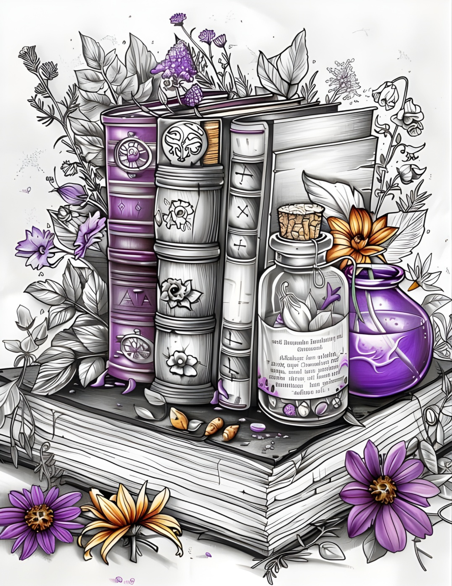 Books and Library Coloring Pages – Cozy & Creative Printable Designs