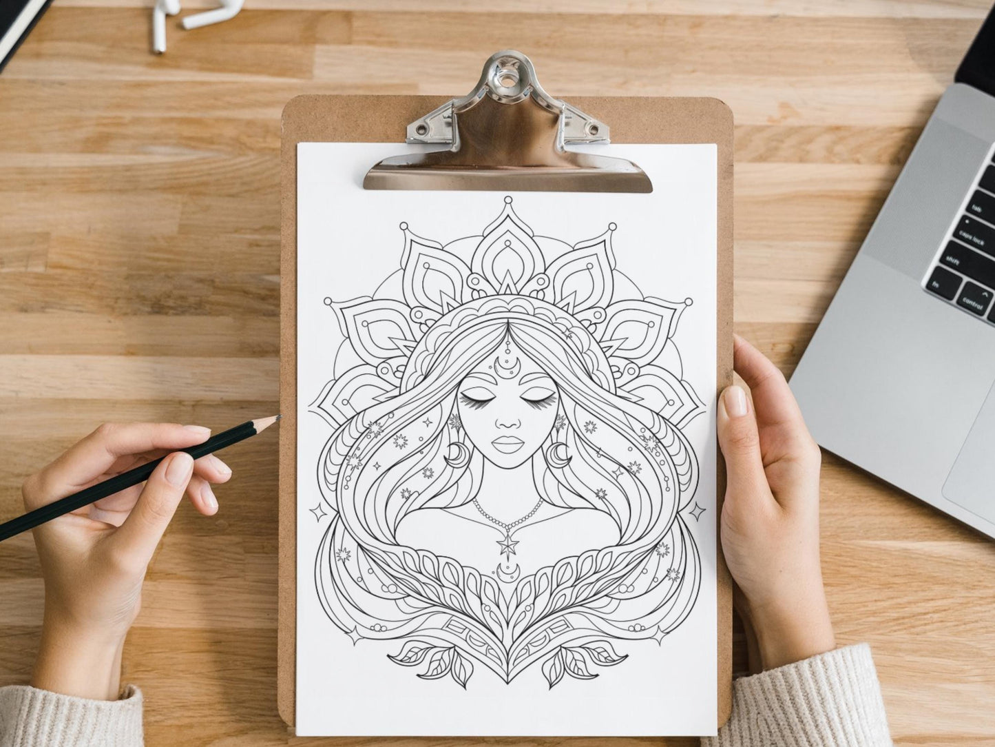 Mandalas para colorear para adultos / Mandalas fáciles para colorear / Arte imprimible para aliviar el estrés / Colorear terapia, mandalas relajantes, alivio del estrés