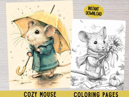 Dibujos para colorear de ratones, Dibujos para colorear de ratones, Dibujos para colorear de ratones para imprimir, Dibujos para colorear de animales, Dibujos para colorear de otoño, Dibujos para colorear de otoño,