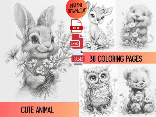 Lindo libro para colorear de animales, Páginas para colorear, Lindos animales para colorear, Colorear para adultos, Lindas páginas para colorear, Páginas para colorear de animales, Pdf