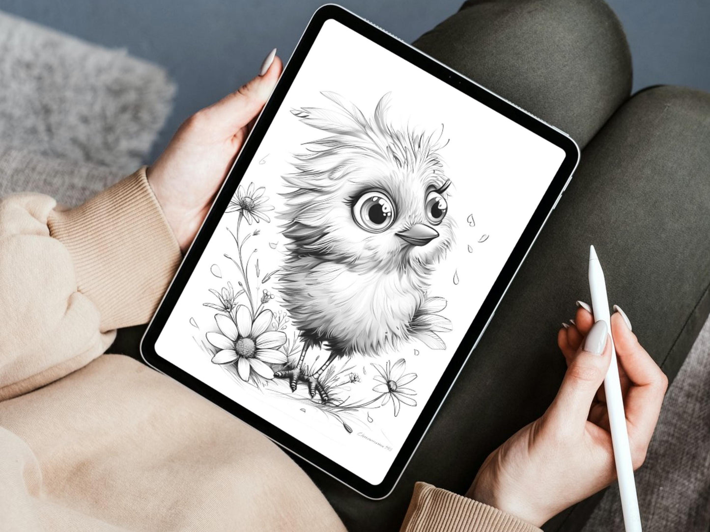 Páginas para colorear de pájaros para adultos, pájaros lindos para colorear, pájaros lindos en escala de grises, dibujos para colorear imprimibles, hermosa escala de grises, impresiones digitales, PDF