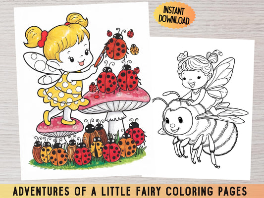 Dibujos de hadas para colorear, dibujos de princesas y hadas para colorear, dibujos de cuentos de hadas para colorear, dibujos de hadas lindas para colorear, libro para colorear de hadas