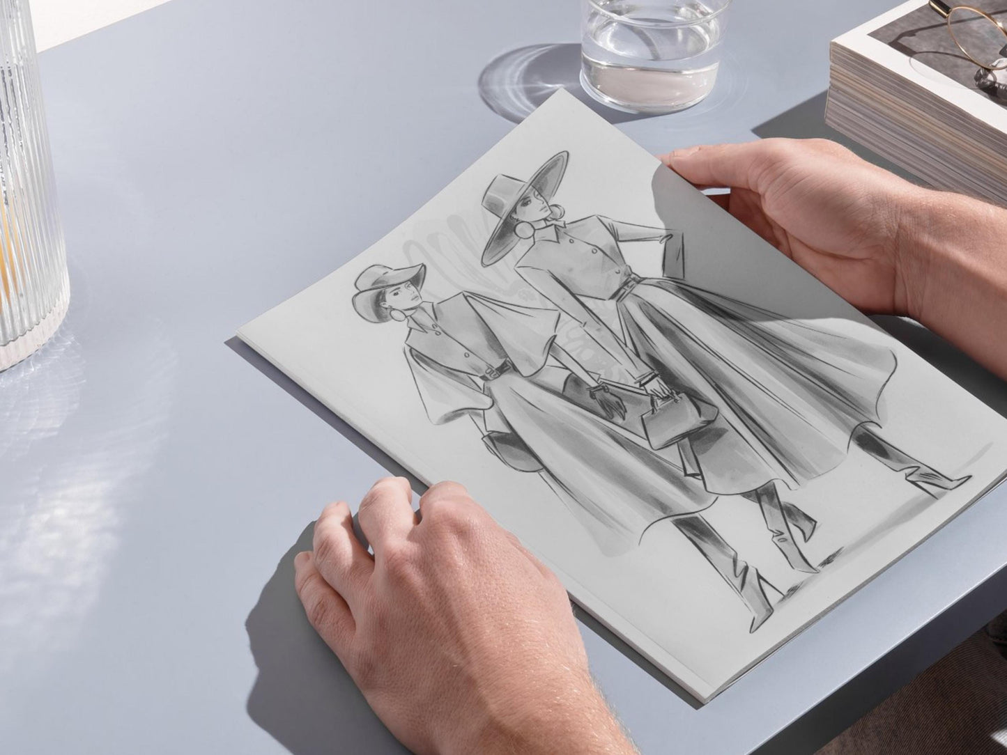 Dibujos para colorear de moda, Dibujos para colorear ropa, Dibujos para colorear de moda para adultos, Libro para colorear de moda para adultos, Diseño de moda