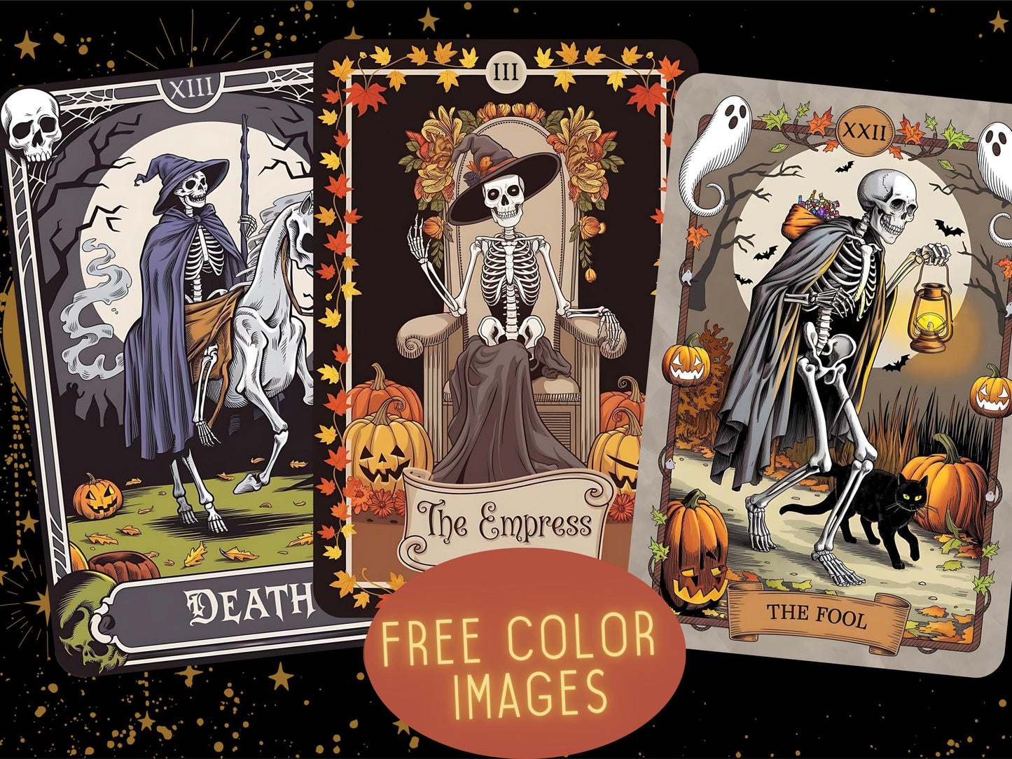 Dibujos para colorear de Halloween, Tarot, Escala de grises, Calabazas para colorear, Halloween para adultos, Esqueletos para colorear, Tarot de Halloween