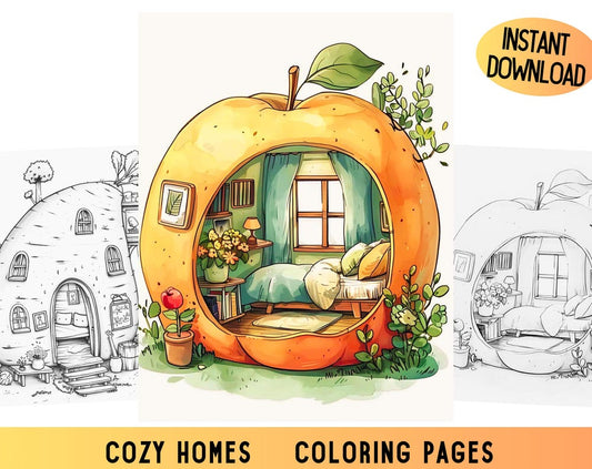 Cozy Homes coloring pages